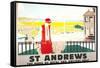 Poster for St. Andrews-null-Framed Stretched Canvas