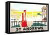 Poster for St. Andrews-null-Framed Stretched Canvas