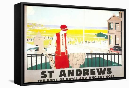 Poster for St. Andrews-null-Framed Stretched Canvas