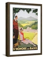 Poster for St. Honore Les Bains-null-Framed Art Print