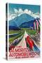 Poster for St. Moritz Car Show-null-Stretched Canvas