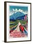 Poster for St. Moritz Car Show-null-Framed Art Print