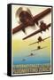 Poster for Swiss Air Show-null-Framed Stretched Canvas