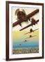 Poster for Swiss Air Show-null-Framed Art Print