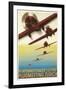 Poster for Swiss Air Show-null-Framed Art Print