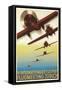 Poster for Swiss Air Show-null-Framed Stretched Canvas