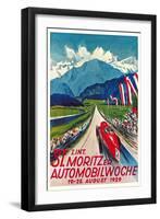 Poster for Swiss Auto Race-null-Framed Art Print