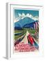 Poster for Swiss Auto Race-null-Framed Art Print