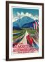 Poster for Swiss Auto Race-null-Framed Art Print