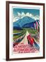 Poster for Swiss Auto Race-null-Framed Art Print