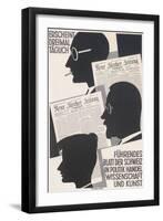 Poster for Swiss Newspaper-null-Framed Giclee Print