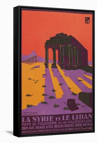 Poster for Syria and Lebanon-null-Framed Stretched Canvas