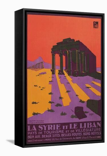 Poster for Syria and Lebanon-null-Framed Stretched Canvas