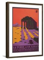 Poster for Syria and Lebanon-null-Framed Art Print