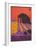 Poster for Syria and Lebanon-null-Framed Art Print