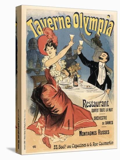 Poster for 'Taverne Olympia' in Paris-null-Stretched Canvas