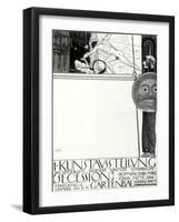 Poster for the 1st Vienna Secession-Gustav Klimt-Framed Giclee Print