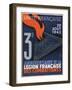 Poster for the 3rd Anniversary of the Foundation of the Legion Francaise Des Combattants, 1943-null-Framed Giclee Print