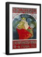 Poster for the 6th Meeting of the Czech Sokol-Union, Prague 1912-Alphonse Mucha-Framed Giclee Print