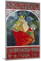 Poster for the 6th Meeting of the Czech Sokol-Union, Prague 1912-Alphonse Mucha-Mounted Giclee Print