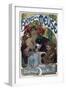 Poster for the Bieres De La Meuse, 1897-Alphonse Mucha-Framed Giclee Print