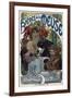 Poster for the Bieres De La Meuse, 1897-Alphonse Mucha-Framed Giclee Print