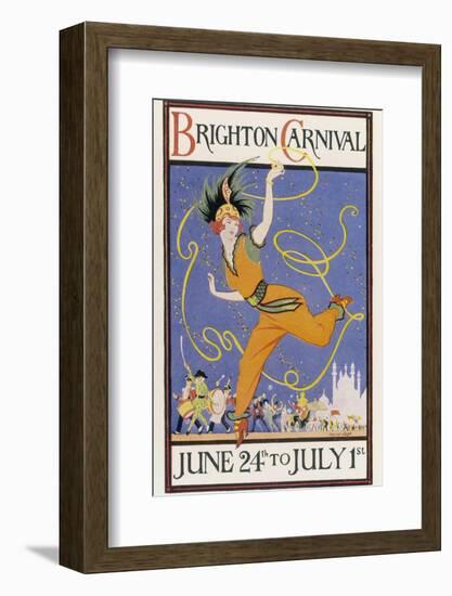 Poster for the Brighton Carnival 24 June to 1 July-Conrad Leigh-Framed Photographic Print