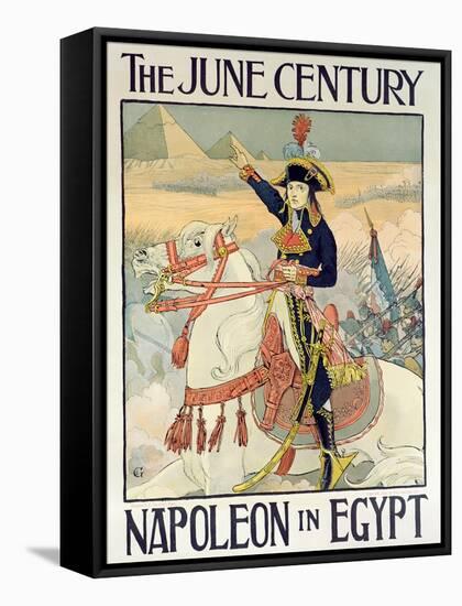 Poster for the Century Magazine - 'Napoleon in Egypt', 1895-Eugene Grasset-Framed Stretched Canvas