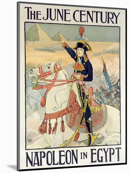 Poster for the Century Magazine - 'Napoleon in Egypt', 1895-Eugene Grasset-Mounted Giclee Print