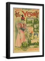 Poster for the Chemins de Fer de L'Ouest to Le Vesinet, circa 1895-1900-Albert Robida-Framed Premium Giclee Print