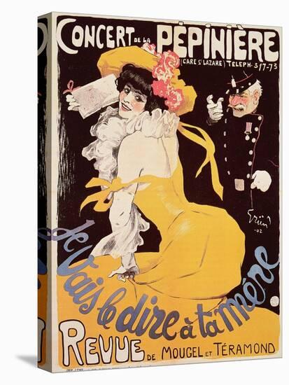 Poster for the Concert de La Pepiniere, 1902-Jules-Alexandre Grün-Stretched Canvas