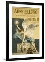 Poster for the Exhibition 'Elektrotechnik Und Kusntgewerbe', 1896-Ferdinand Keller-Framed Giclee Print