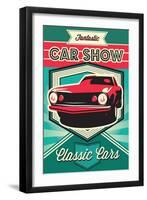 Poster for the Exhibition of Cars-111chemodan111-Framed Art Print