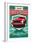 Poster for the Exhibition of Cars-111chemodan111-Framed Art Print