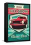 Poster for the Exhibition of Cars-111chemodan111-Framed Stretched Canvas