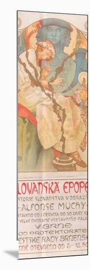 Poster for the Exhibition of the Slav Epic, 1928-Alphonse Mucha-Mounted Giclee Print