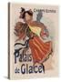 Poster for the Fashionable Palais De Glace in the Champs Elysees Paris-Jules Ch?ret-Stretched Canvas