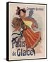 Poster for the Fashionable Palais De Glace in the Champs Elysees Paris-Jules Ch?ret-Framed Stretched Canvas