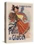 Poster for the Fashionable Palais De Glace in the Champs Elysees Paris-Jules Ch?ret-Stretched Canvas