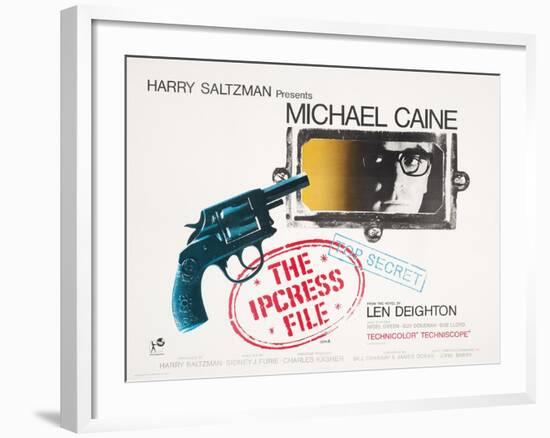 Poster for the Film 'The Ipcress File' (1964) Starring Michael Caine, 1964-Joseph Werner-Framed Giclee Print