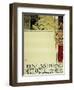 Poster for the First Exhibition of the Secession, 1897-Gustav Klimt-Framed Giclee Print