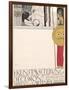 Poster for the First Secessionist Exhibition in Vienna in 1898 (Censored Version), 1898-Gustav Klimt-Framed Giclee Print