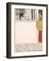 Poster for the First Secessionist Exhibition in Vienna in 1898 (Censored Version), 1898-Gustav Klimt-Framed Premium Giclee Print