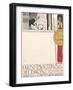 Poster for the First Secessionist Exhibition in Vienna in 1898 (Censored Version), 1898-Gustav Klimt-Framed Premium Giclee Print