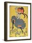 Poster for the Humorous Newspaper 'Le Frou Frou'-null-Framed Giclee Print