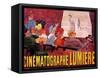 Poster for the Lumiere Cinema: L'Arroseur Arrose-null-Framed Stretched Canvas