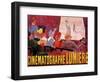 Poster for the Lumiere Cinema: L'Arroseur Arrose-null-Framed Giclee Print