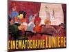 Poster for the Lumiere Cinema: L'Arroseur Arrose-null-Mounted Giclee Print