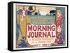 Poster for the Morning Journal New York, a Modern Newspaper at a Modern Price-Louis John Rhead-Framed Stretched Canvas