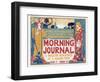 Poster for the Morning Journal New York, a Modern Newspaper at a Modern Price-Louis John Rhead-Framed Photographic Print